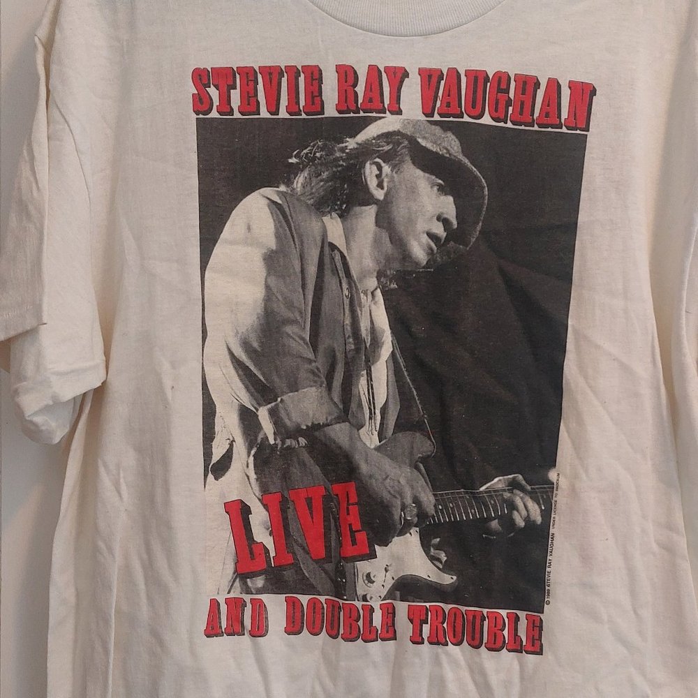 Stevie Ray Vaughn Concert Shirt - 1989 North American Tour